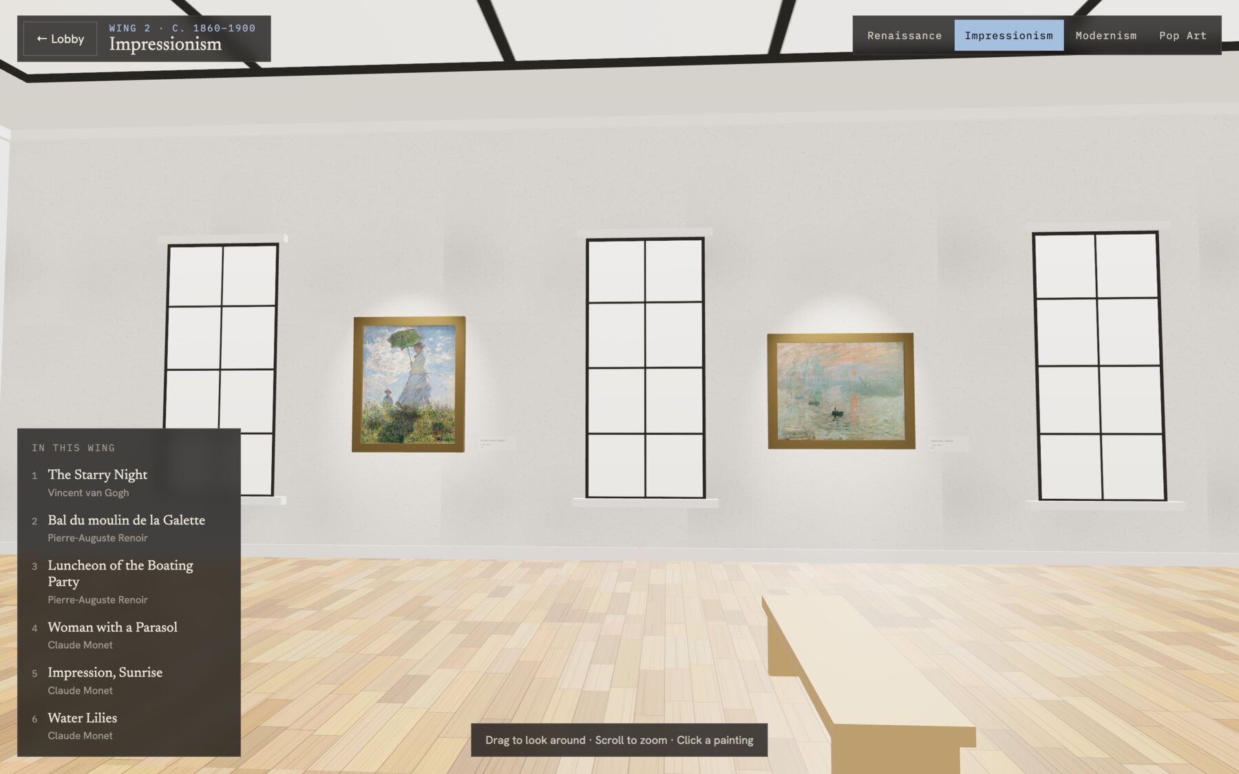 Impressionism wing gallery