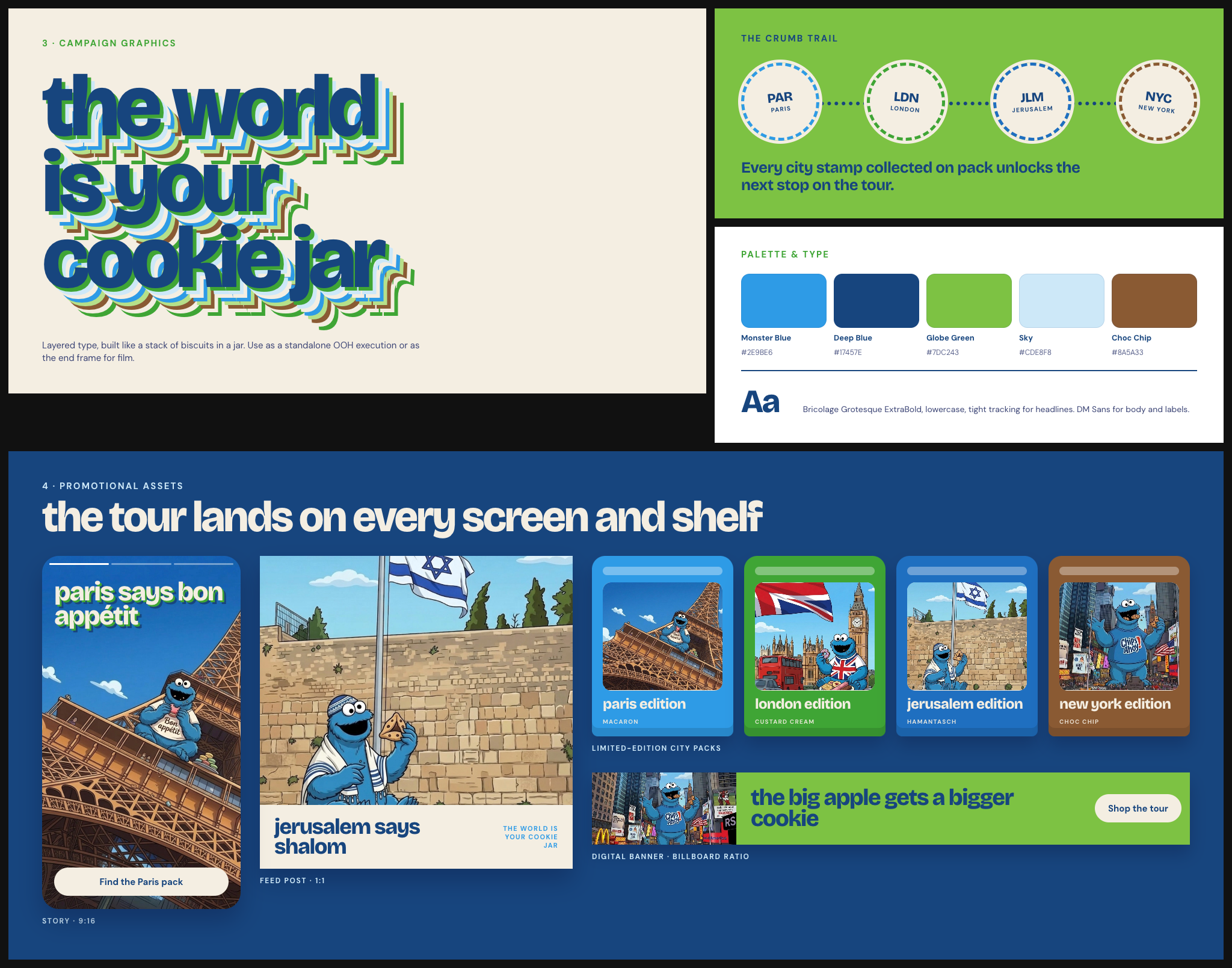 The World Is Your Cookie Jar — Cookie Monster campaign graphics and assets